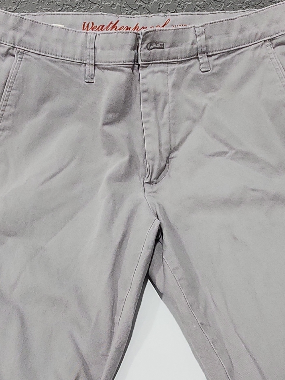 Weatherproof Light Gray Chino Pants